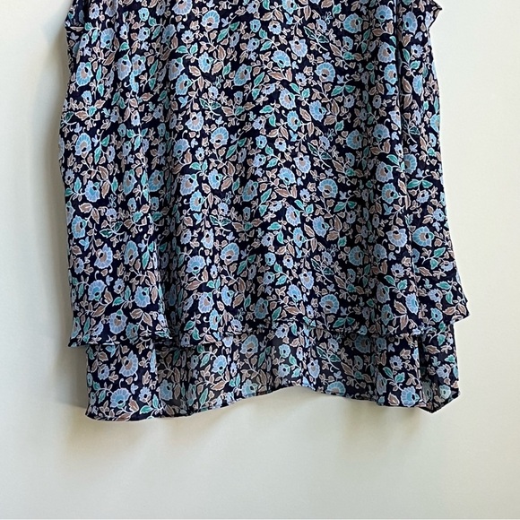 Lane Bryant Size 30/32 Swing Double Layer Floral Chiffon Tank Sleeveless Top - Picture 4 of 14
